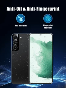 Bộ 2 miếng dán màn hình chống nhìn trộm + 2 miếng dán bảo vệ ống kính, chống trầy xước, chống vỡ cạnh, tương thích với Samsung Galaxy A16/A36/A56/A06/A14/A15/A34/A35/A54/S23 FE/S23 FE/S24 FE/A17 và S25 Ultra/S25/S25 Edge/S26 Ultra/S26 Plus/S26/S24 Ultra/S24 Plus/S24, mở khóa bằng vân tay. - màu đen - Xem 9