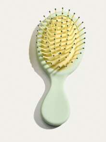 Handmade Creamy Bead Air Cushion Comb For Diy Volumizing, Anti-Static, Portable - Green - View 1