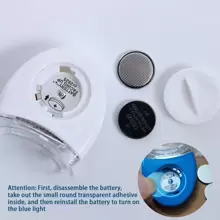 1 件装 LED 蓝光牙齿美白灯，牙齿健康牙齿美白灯，LED 小型蓝光美白设备 - 白色 - 查看 7