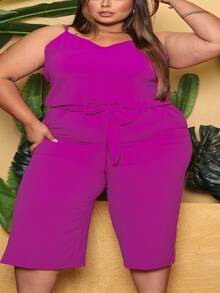 Women Jumpsuits - Màu Hoa hồng đỏ - Xem 2