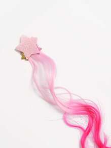 1入組可愛公主五角星卷髮擴展給孩子,多色,髮夾和辮子髮飾 - 彩色 - 查看 3