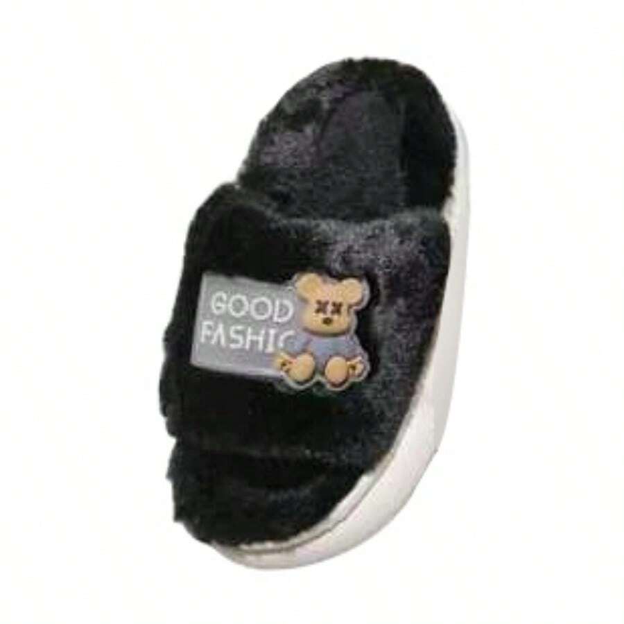 Sweet Home Slippers, Thick And Non-Slip Soles. - Black - View 1