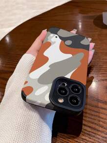 1入款仿皮紋理3D防震手機殼，適用於iPhone和Samsung - 彩色 - 查看 5