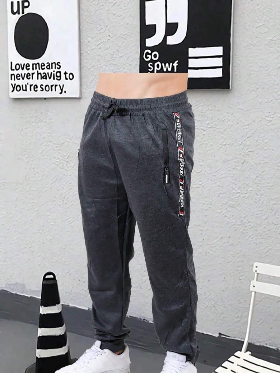 Men Sweatpants - Xám - Xem 1