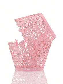 20pcs Romantic European-Style Hollow Out Butterfly Flower Pattern Cupcake Liners, Baking Accessories For Home, Oil-Proof & High-Temperature Resistant Muffin Cups For Festival,Wedding,Party And Family Gathering, Mini Dessert Paper Baking Cups