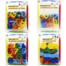 26 Piezas Letras Magnéticas De Alfabeto Mayúsculas/minúsculas Abc En La Nevera Las Pegatinas De Decoración Los Juguetes De Aprendizaje Montessori De Ortografía Para Niños - Verde militar - Ver 5