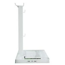 JOMAA 支架冷却站，带 RGB 灯冷却风扇，双控制器充电器，兼容游戏配件 - 白色 - 查看 5