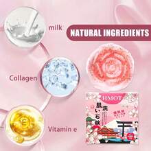 日本櫻花煙酰胺手工皂,控油潔面乳具有持久香氣,適用於身體。 - 粉色 - 查看 5