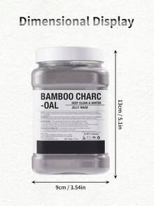 Máscara de gelatina de jengibre, oro y carbón de bambú para faciales: Máscara de gelatina hidratante, iluminadora y nutritiva | Polvo de mascarilla de gelatina - Gris - Ver 7