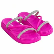 Women Flat Sandals - Màu Hồng Tươi - Xem 3
