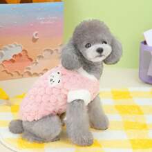 Wholesale Factory Pet Clothes, Dog Clothes For Autumn & Winter, Thick Fleece Vest & Jacket For Teddy, Cat, Small Dogs - Pink - View 17