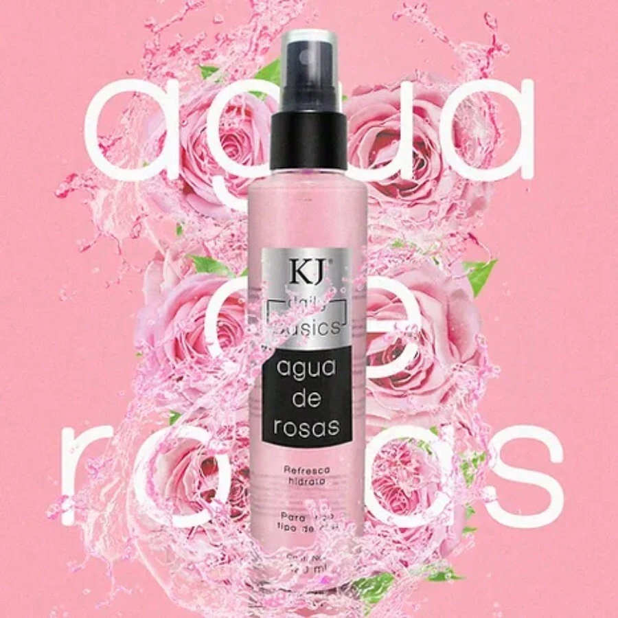 Agua de rosas KJ BEAUTY refrescante e hidratante - transparente - Ver 1