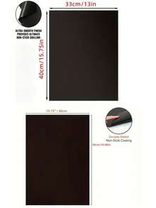 2入組,燒烤墊,不沾燒烤墊,重責任燒烤墊,可重複使用燒烤墊,易於清潔,燒烤墊電燒烤燃氣燒烤,燒烤墊黑色燒烤廚房戶外野餐,廚房配件,燒烤配件 - 黑色 - 查看 2