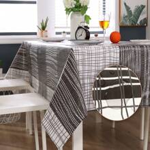 Qucover Mantel Mesa Resinado Antimanchas Impermeable Nórdico Moderno de Plástico PVC de Hule Rectangular Negro Gris Blanco para Cocina Comedor,140 x 240cm - Blanco y Negro - Ver 1