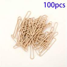 100pcs/Pack Yellow Rubber Bands, High-Temperature Resistant Rubber Bands For Laboratory Use, Multi-Purpose Rubber Rings, Elastic Rubber Bands, Sterilized Cowhide Rubber Rings, Used For Tie-Dye, Office Supplies, Daily Life Packaging Back To School