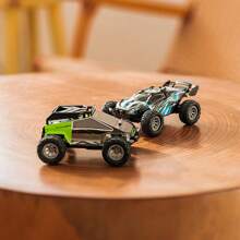 1/32 Scale RC Car Mini Remote Control Car 20KM/H High Speed Buggy 2.4Ghz RC Off-Road Vehicle Toys For Kids Gift Christmas Halloween Thanksgiving Gift - Blue - View 4