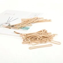 100pcs/Pack Yellow Rubber Bands, High-Temperature Resistant Rubber Bands For Laboratory Use, Multi-Purpose Rubber Rings, Elastic Rubber Bands, Sterilized Cowhide Rubber Rings, Used For Tie-Dye, Office Supplies, Daily Life Packaging Back To School