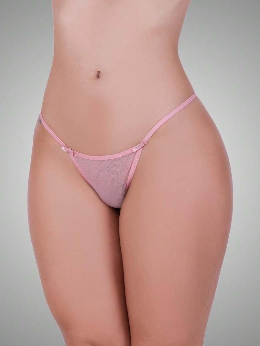 Women Thongs - Màu Hồng baby - Xem 1