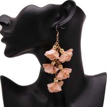 Bohemian Earrings For WomenFlower earrings Wedding Earrings Tassel Earrings Long Tassel Earrings Christmas Jewelry - Flower Drop Earrings - View 15