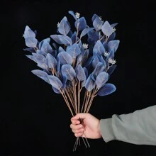 1pc Ins-Style Fruit Eucalyptus Leaf Decoration - Royal Blue - View 1