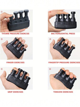 2023 New Finger Exerciser And Grip Strength Trainer For Hand And Guitar Players - Improve Finger Strength And Dexterity