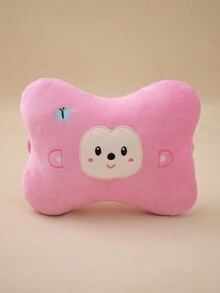 1個玫瑰紅色汽車頸枕,通用填充設計,可調節頸部支撐,背部支撐靠墊,四季皆宜 - 粉色 - 查看 3