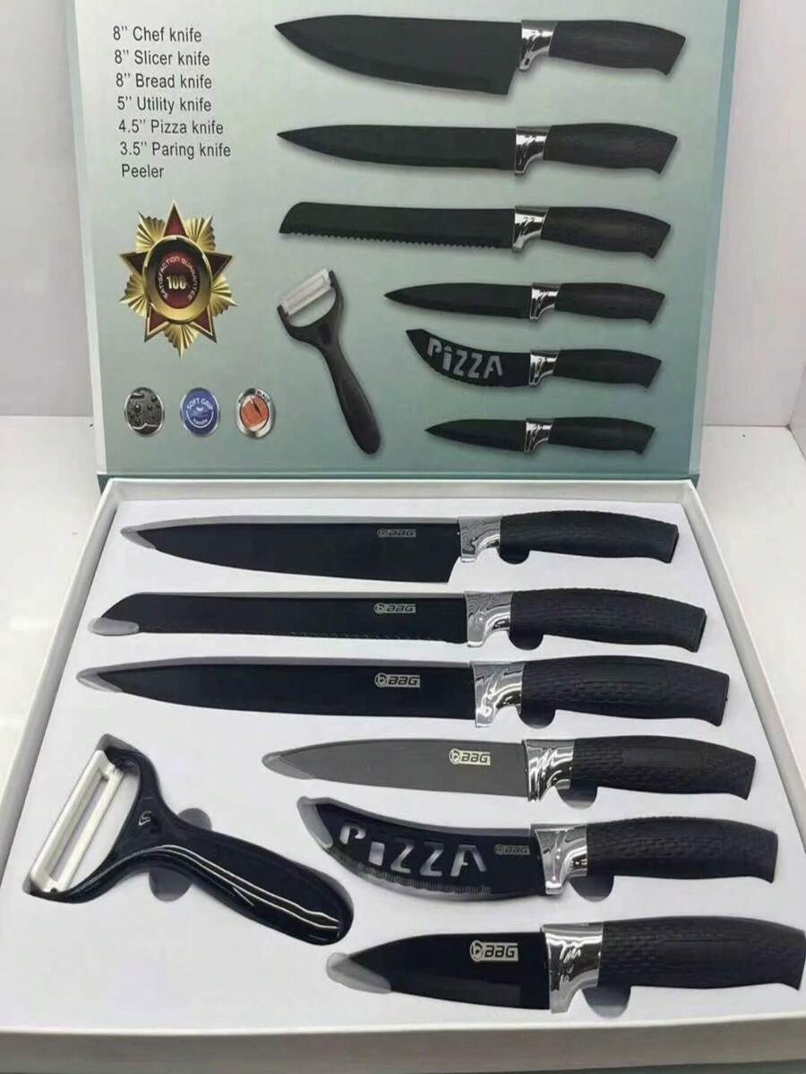 Bộ dao - màu đen - Xem 1