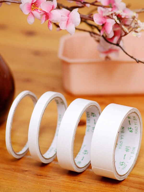 High Viscosity Double-Sided Tape For Office And Student Use, No Residue, Hot Melt, White Strong Adhesive Tape, Transparent, 5mm/10mm/20mm/30mm