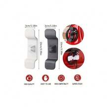 3pcs Kitchen Cable Winder Cord Organizer, Minimalist Plug Fixer - White - View 5