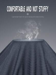 男士健身健身服套装，吸汗短袖 T 恤，休闲运动服 - 灰色 - 查看 7