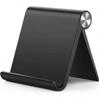 1pc Plastic Creative Folding Phone Stand, Desktop Tablet Stand Phone Holder, Support Frame