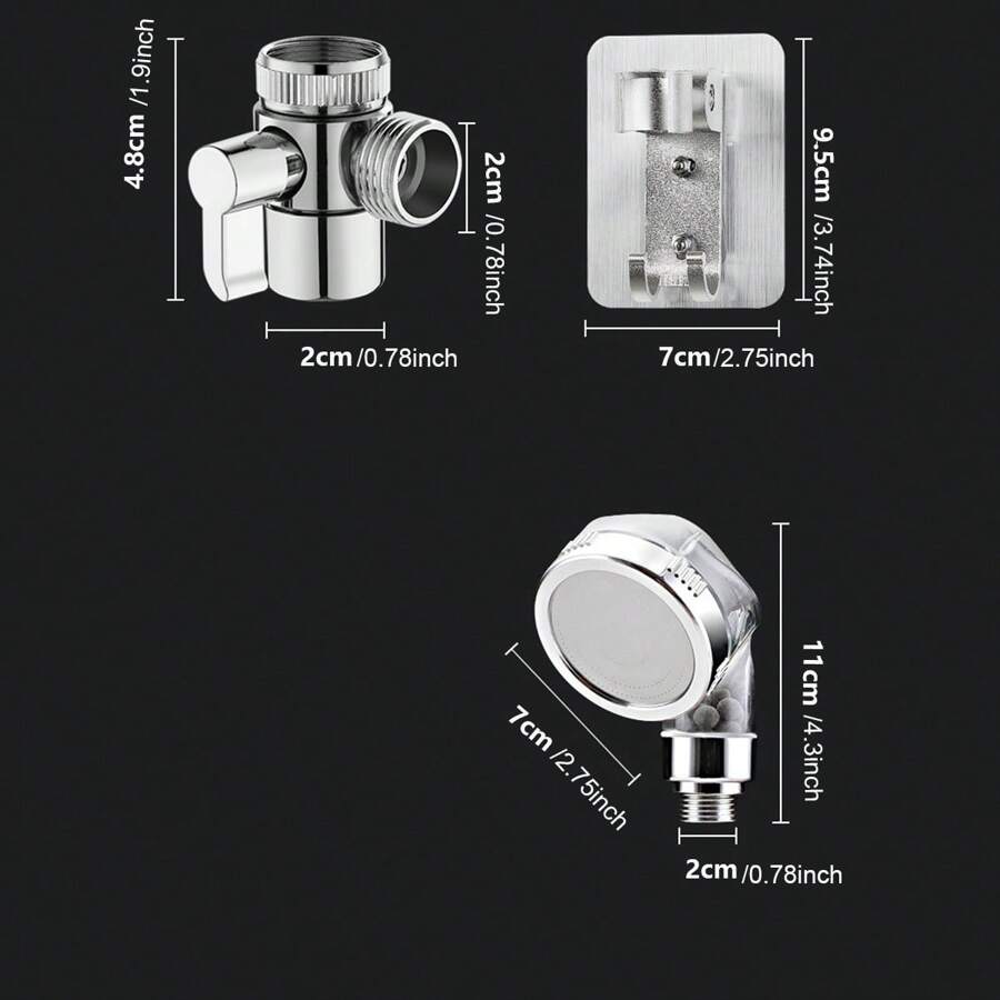 1 Faucet Rinser Extension Set,Water Tap External Shower Head Flexible