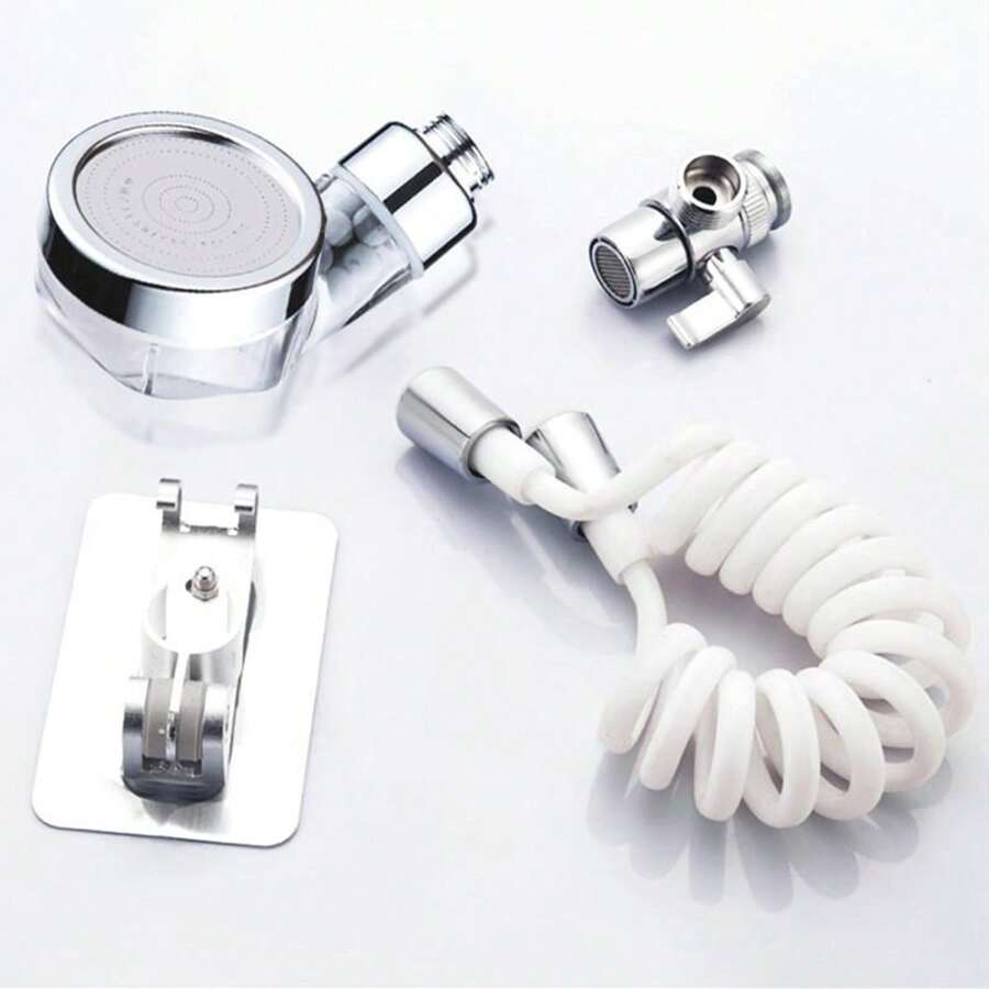 1 Faucet Rinser Extension Set,Water Tap External Shower Head Flexible