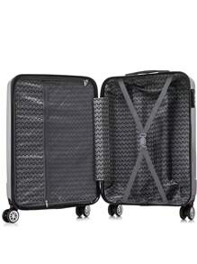 随身行李学校巡航宿舍必备品宿舍必备品大学校园必备行李箱旅行箱手提箱手提箱耐用 - 銀色 - 查看 10