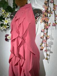 Women Dresses - 珊瑚粉 - 查看 2