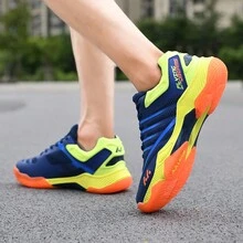 聖誕正品男女專業網球鞋防滑時尚舒適休閒情侶健身房男女運動鞋透氣牛筋鞋底運動鞋網布學生訓練鞋運動 - 霧霾藍 - 查看 7