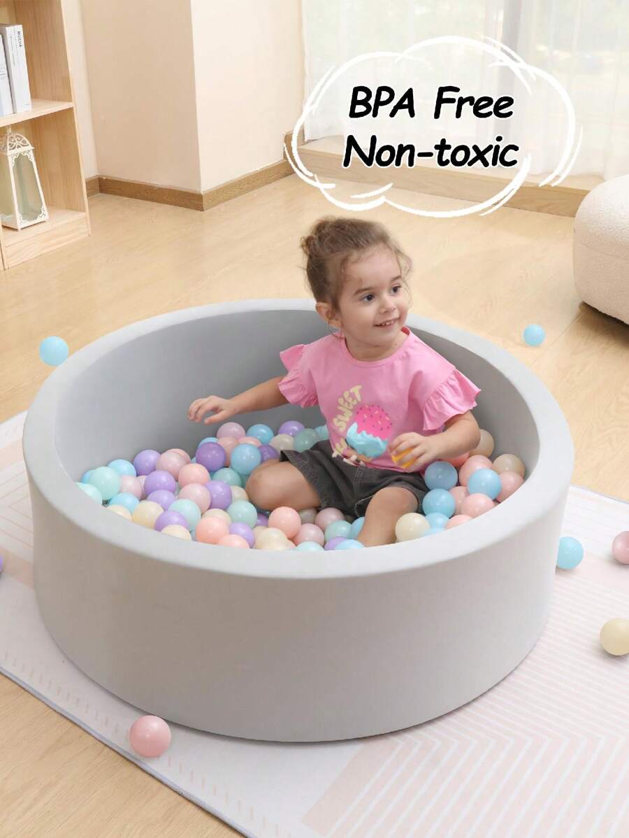 Baby Ball Pit NOT Included Balls Soft Round Memory Foam Ball Pits