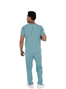 SOULMATE Pijama Quirúrgica Hombre Boston - verde menta - Ver 3