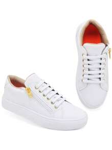 Women Wedge Sneakers - 白色 - 查看 3