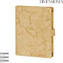 Shendy Vendy A6 Planner Folder Notebook Agenda Pocket Organizer - Yellow - View 4