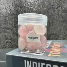 150g Natural Crystal Tumbled Box Rose Quartz Healing Decoration Gift DIY Stone - Crystal Tumble Stone - View 4