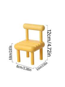 1入組小凳子懒人手机座 - 黃色 - 查看 11