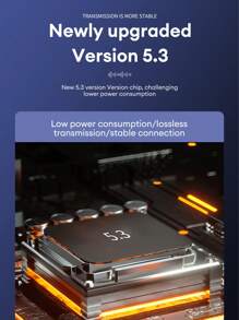 現代hy-s10長電池壽命無線喇叭,炫酷燈光2.0立體聲音效,5.3重低音,適用於智慧型手機、筆記型電腦、tf卡、usb及aux連線 - 黑色 - 查看 5
