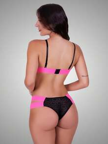 Women Bra & Panty Sets - Màu Hồng Tươi - Xem 2