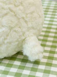 可愛的雲朵和小綿羊毛絨玩具和布娃娃,綿羊造型抱枕,情人節和生日禮物 - 白色 - 查看 6