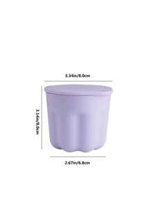 1入組化妝刷清潔乾燥工具,帶有矽膠墊的多功能清潔器,不損壞刷子,包含刷子乾燥座 - 紫色 - 查看 6