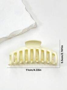 2 chiếc, 4,33 inch, Kẹp tóc lớn cho nữ, tóc dày mỏng, kẹp tóc lớn chống trượt, tạo kiểu chắc chắn cho tóc dày (hình lưỡi liềm) - Nhiều màu - Xem 4