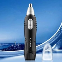 Recortadora Eléctrica De Pelo De Nariz Y Oreja Para Hombres, Removedor De Pelo Negro - Negro - Ver 9