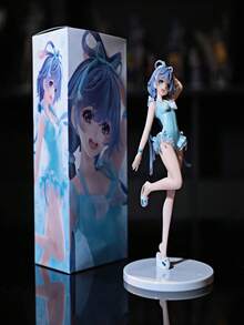 1pc Cute Swimsuit Style Luo Tianyi Figure Model Anime Toy Decoration For Desktop Or Collectible - Luo Tianyi - View 1