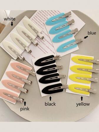 4/20 st. kvinnor enkla surfbrädehårspännen, osynliga hårstylingspännen, lämpliga för dagligt bruk klospännen hårklor hårspännen hårspännen, skolsaker, håraccessoarer